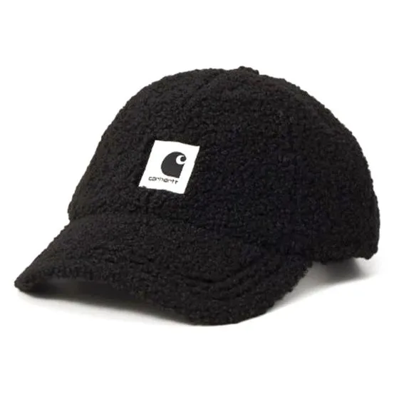 CARHARTT WIP Orla Cap Black / Black - Cappellino con Visiera Nero    