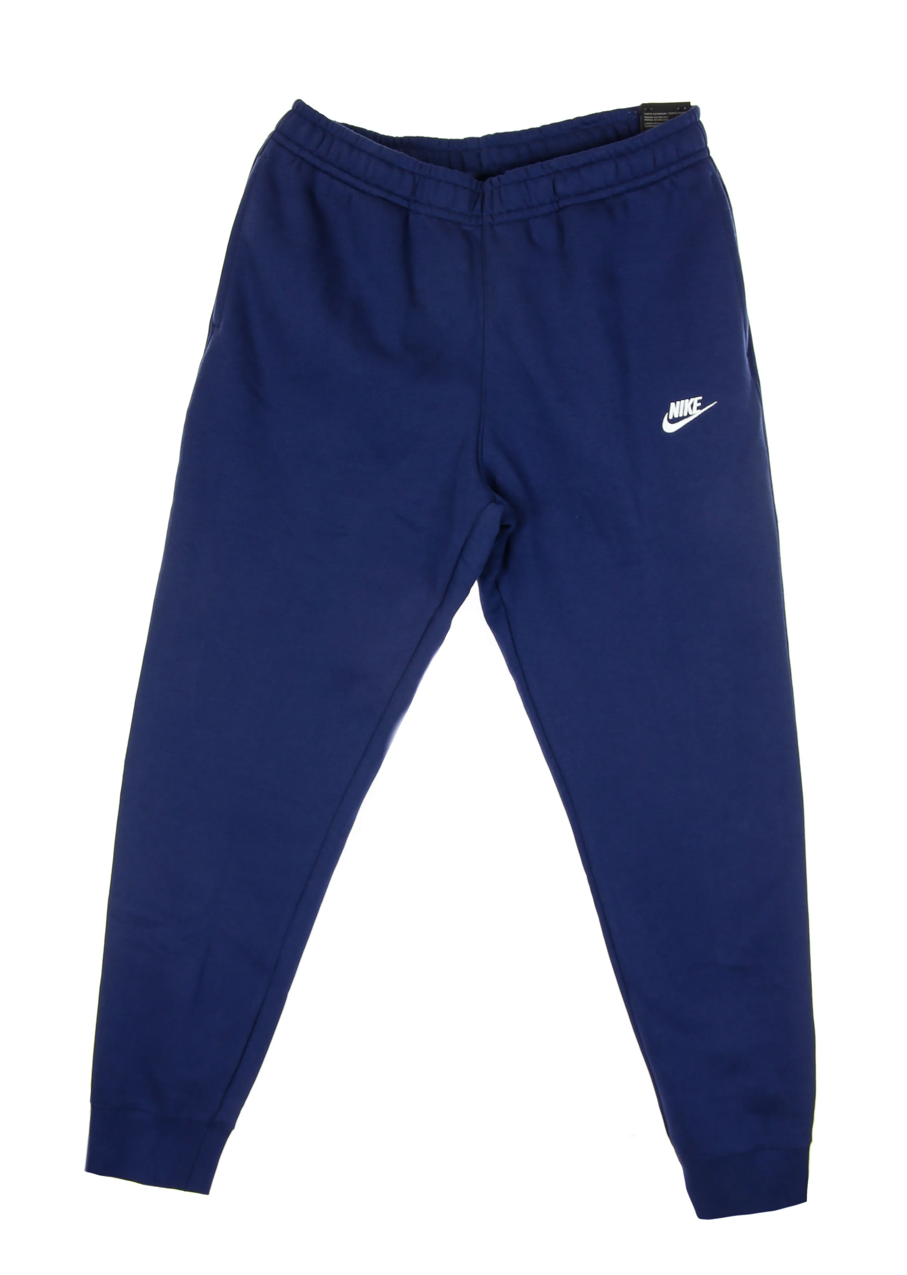Pantalone Tuta Felpato Uomo Club Jogger Bb Midnight Navy/midnight Navy/white