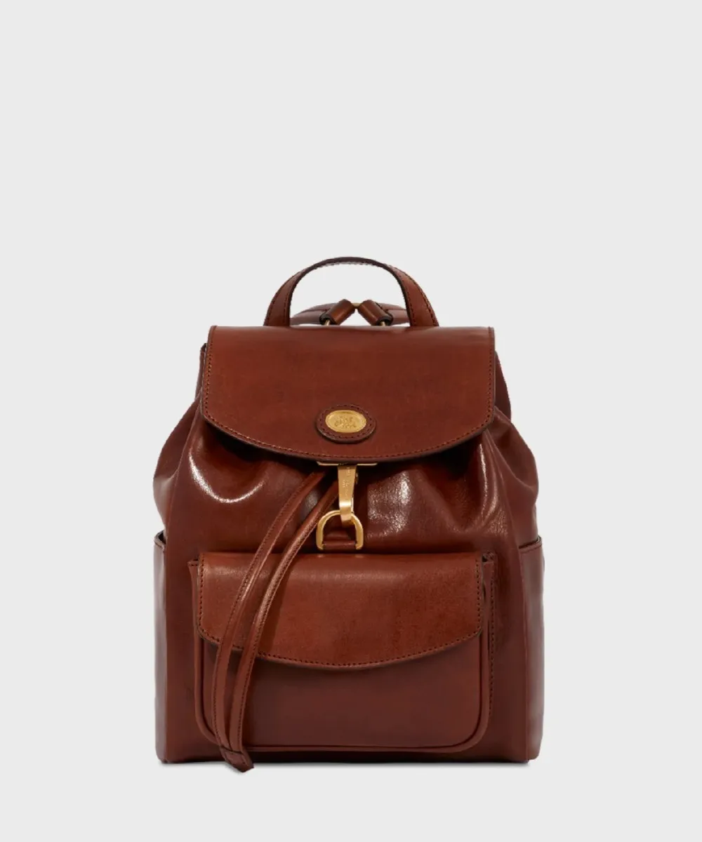 The Bridge Story zaino donna, 26 cm, pelle cuoio marrone