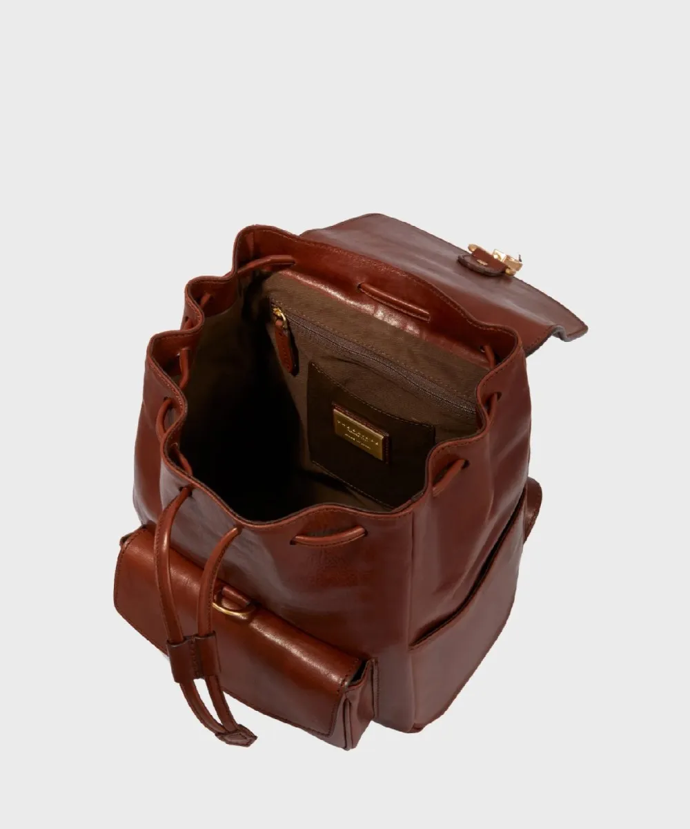 The Bridge Story zaino donna, 26 cm, pelle cuoio marrone