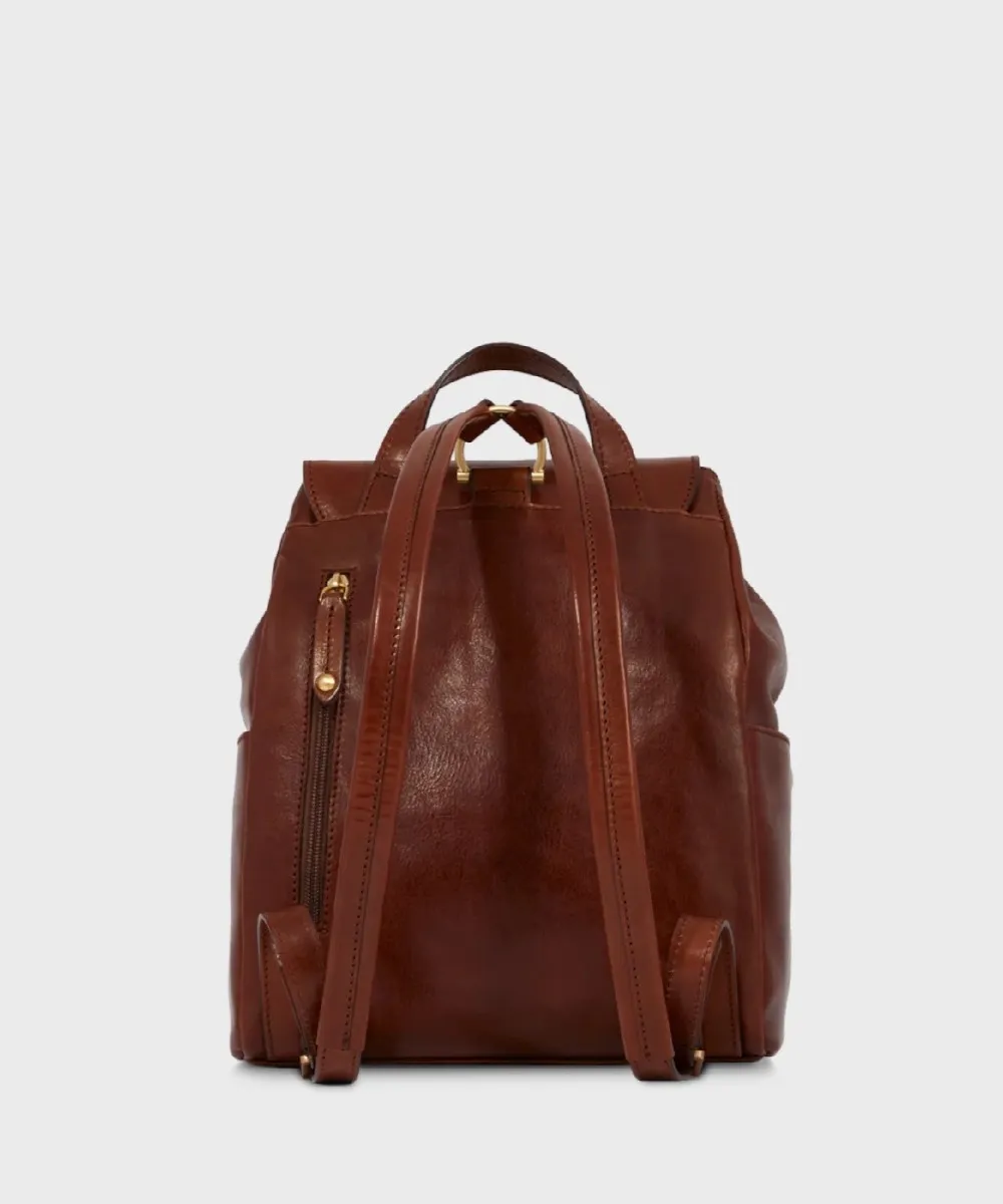 The Bridge Story zaino donna, 26 cm, pelle cuoio marrone