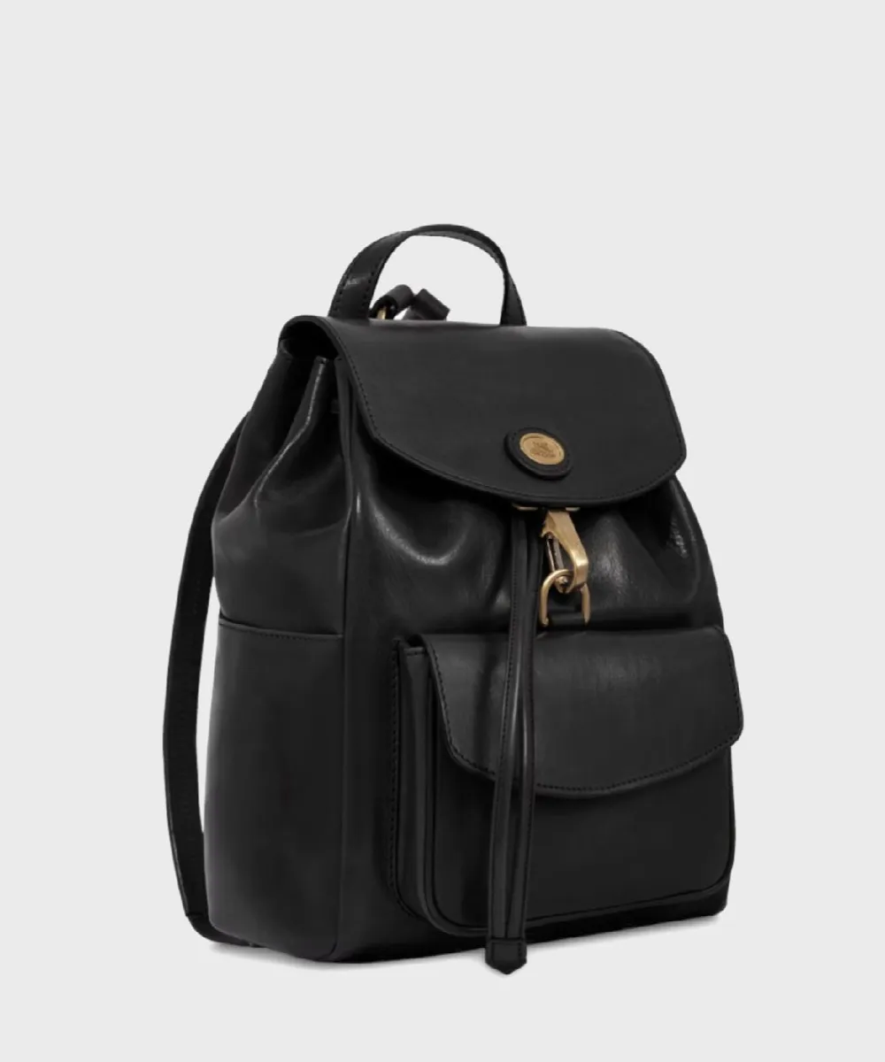 The Bridge Story zaino donna 26 cm, pelle cuoio nero