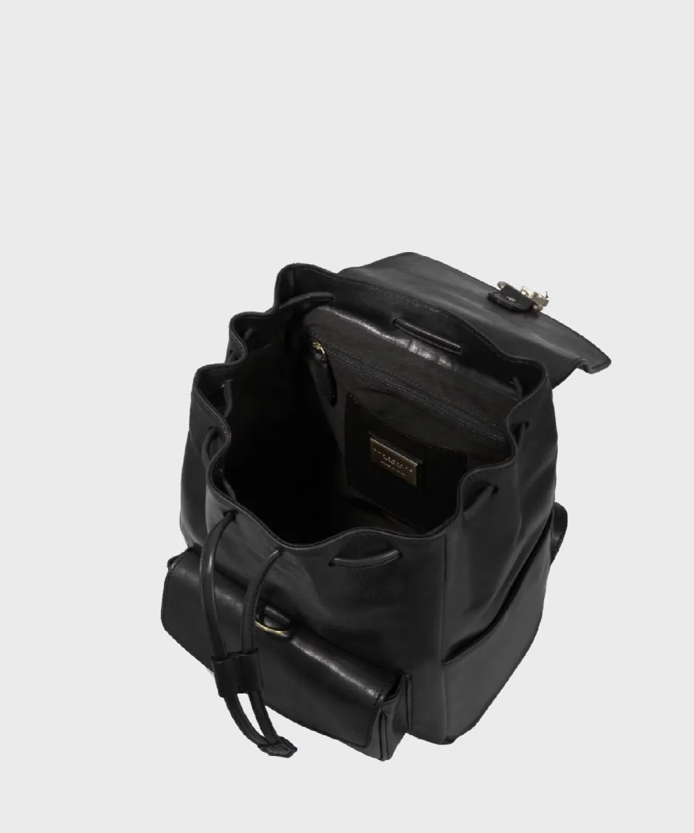 The Bridge Story zaino donna 26 cm, pelle cuoio nero
